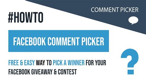 Facebook Comment Picker .